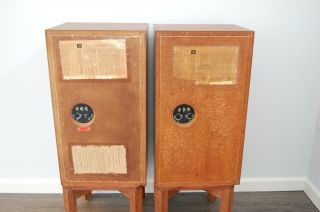 VINTAGE ACOUSTIC RESEARCH AR - 3a PAIR - FULLY RESTORED WITH SOLID OAK STANDS 5