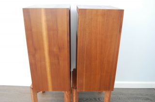 VINTAGE ACOUSTIC RESEARCH AR - 3a PAIR - FULLY RESTORED WITH SOLID OAK STANDS 6