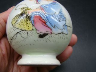 Chinese 1920 ' s famille rose small vase (Qian Long mark) u9169 7