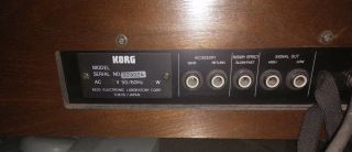 Vintage KORG CX - 3 Hammond Sound Drawbars Organ CX3,  old version NOS 3