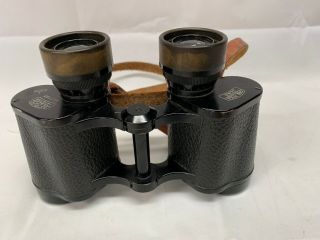 Vintage Carl Zeiss Jena 8x30 Binoculars No.  1163 1/6400 Black 2