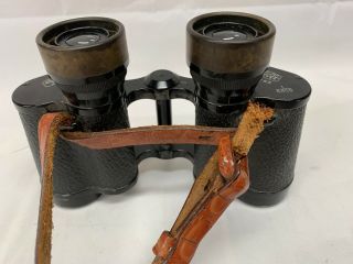 Vintage Carl Zeiss Jena 8x30 Binoculars No.  1163 1/6400 Black 3
