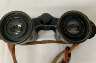 Vintage Carl Zeiss Jena 8x30 Binoculars No.  1163 1/6400 Black 4