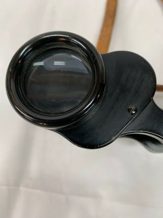 Vintage Carl Zeiss Jena 8x30 Binoculars No.  1163 1/6400 Black 6