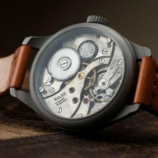 Rolex mens luxury military swiss watch Pocket movement mechanical vintage watch 3
