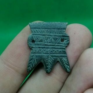 Iron Age Hallstatt Culture Bronze Amulet / Highly Decorated - 800 Bc