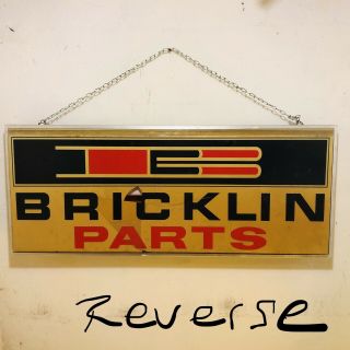 BRICKLIN Vintage RARE,  lighted dealer hanging signs,  More 7