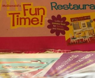 2001 Barbie NIP McDonald ' s Fun Time Restaurant Playset 88811 Mattel 5