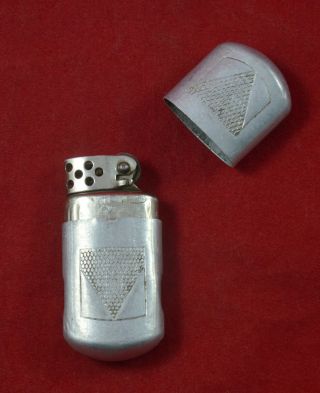 German Wwii Wehrmacht Soldier Aluminum Cigarette Lighter Rare War Relic Rare 2