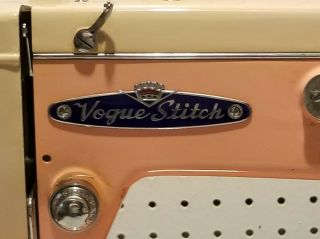 VTG 50 ' s Spiegel Vogue Stitch Zig - Zag Sewing Machine Color 3