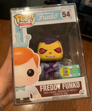 Freddy Funko Skeletor Pop Sdcc 2016 Limited To 400 Rare Masters Of The Universe
