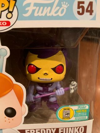 Freddy Funko Skeletor Pop SDCC 2016 Limited to 400 Rare Masters Of The Universe 4