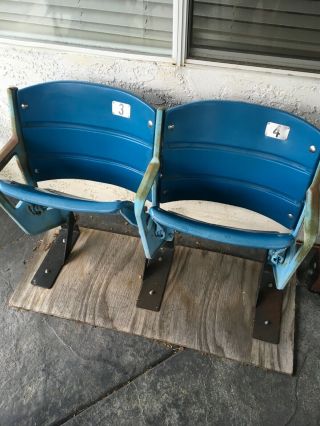 Autographed Derek Jeter/ Mo Rivera Old Yankee Stadium Chairs Rare