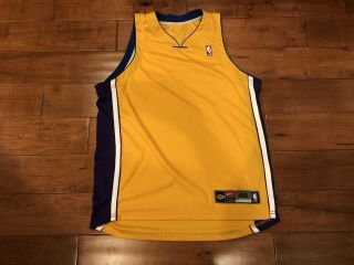 Men’s Vintage Nike Los Angeles Lakers Jersey Blank Size 48 Rare