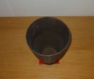 KEITH MURRAY very rare BRONZE BASALT shape 3991 VASE - STUNNING. 2