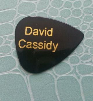 David Cassidy Vintage Concert Rare Vintage White On Tortoise Guitar Pick