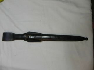 Wwii German K98 Bayonet Scabbard & Frog Only