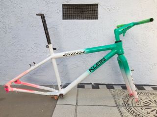 1990 Klein Attitude Frame Fork Mission Control Mc1 Handlebar Vintage Mountain