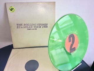 The Rolling Stones - The European Tour 1970 Tmoq Mega - Rare Green Vinyl Lp