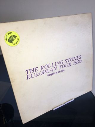 THE ROLLING STONES - THE EUROPEAN TOUR 1970 TMOQ MEGA - RARE GREEN VINYL LP 2