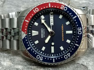 Very Rare Seiko Scuba Diver 7s26 - 0020 Skx401 Automatic Mens Watch 820836