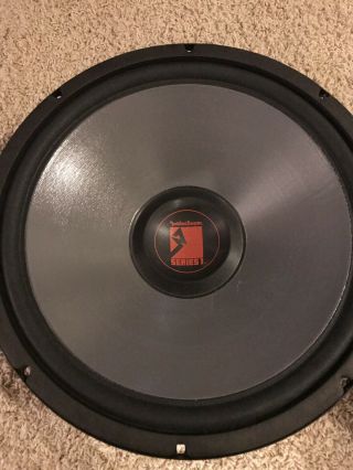 Vtg Pair Rockford Fosgate 15” Series 1 Loud Speaker Model S1 - 158 Made in the USA 10
