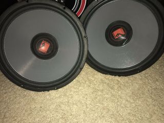 Vtg Pair Rockford Fosgate 15” Series 1 Loud Speaker Model S1 - 158 Made in the USA 3