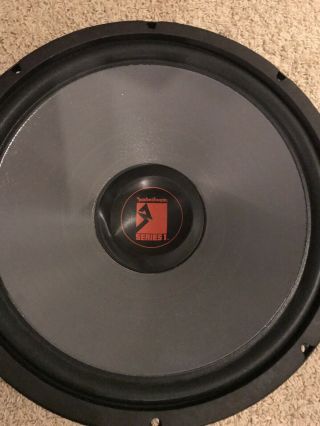 Vtg Pair Rockford Fosgate 15” Series 1 Loud Speaker Model S1 - 158 Made in the USA 9