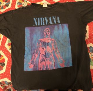 Nirvana Sliver Vintage T - Shirt Xl Wild Oats.  Kurt Cobain Dave Grohl Grunge