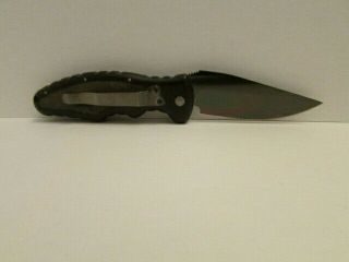 Vintage Paragon Knife Akto Stainless Folding Knife Mirror Black Blade