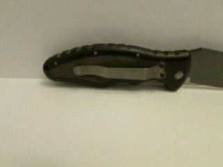 Vintage Paragon Knife AKTO Stainless Folding Knife Mirror Black Blade 2