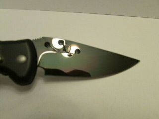 Vintage Paragon Knife AKTO Stainless Folding Knife Mirror Black Blade 3