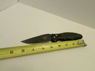 Vintage Paragon Knife AKTO Stainless Folding Knife Mirror Black Blade 6