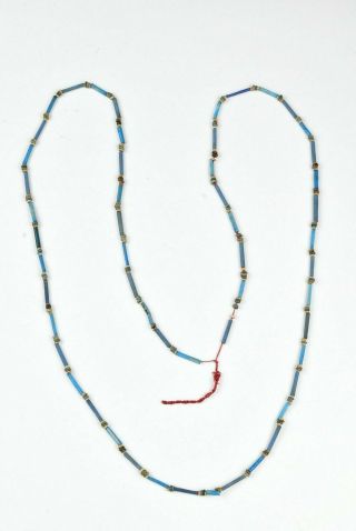 19th Century Middle Eastern Egypt Necklace With Glass Beads