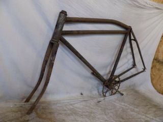 1920s MEAD RANGER MENS MOTORBIKE FRAME,  FORKS PREWAR VINTAGE SCHWINN BICYCLE 20 3