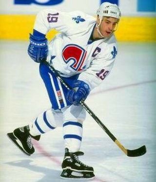 JOE SAKIC Quebec Nordiques 1992 CCM Vintage Throwback Home NHL Hockey Jersey 3