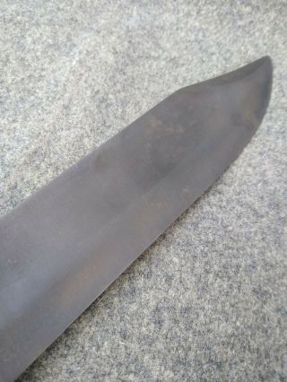 Rare Confederate CIVIL WAR D Guard Bowie Knife Marked 