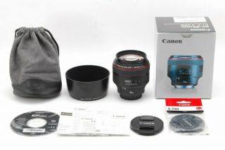 Canon Ef 85mm F1.  2l Ⅱ Usm Lens,  From Japan,  Near Condi,  Valuable,  Rare,  Tk0886