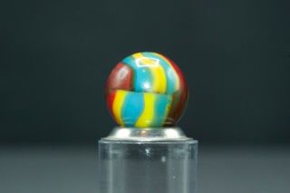 Vintage Antique Peltier NLR Superman Marble - Awesome Colors 6