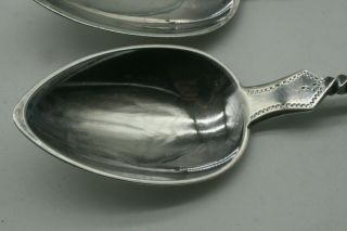 6 Antique Silver Spoons Twist Handle Duhme No.  1 Pattern 5