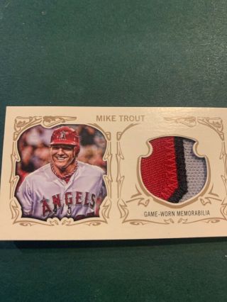 MIKE TROUT 2014 TOPPS GYPSY QUEEN AUTO MINI BOOKLET EXTREMELY RARE 4/5 AUTO 2