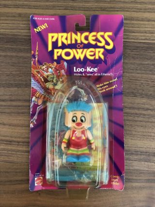 Loo - Kee She Ra Princess Of Power Motu Rare Us Card Vintage Toy He - Man Nib Moc