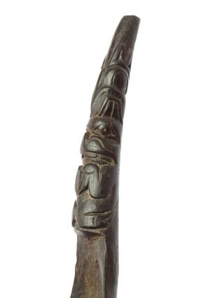 19th C.  Antique Northwest Coast Native American Indian Tlingit Horn Spoon NWC 3