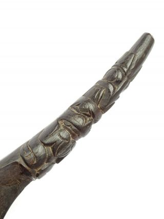 19th C.  Antique Northwest Coast Native American Indian Tlingit Horn Spoon NWC 6