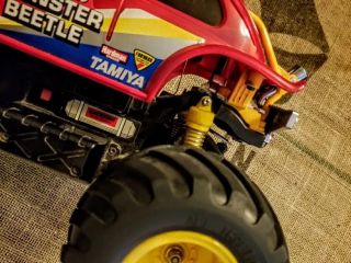 Tamiya Quick Drive Monster Beetle 1/14th Rc Vintage Truck Early - 90 