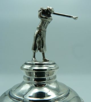 1930s Art Deco Silver Golfing Trophy Cup Bgc = Bath Bridgnorth Burley Golf Club