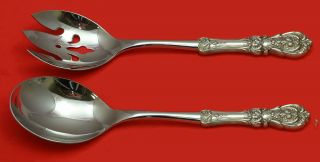 Francis I By Reed & Barton Sterling Silver Salad Serving Set 2pc Hhws Custom