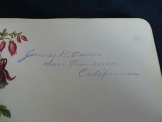 ANTIQUE AUTOGRAPH BOOK inc HENRY LONGFELLOW,  KO K ' UN - HUA HARVARD1st CHINESE PROF 4