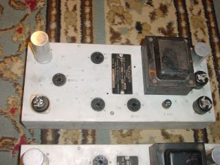 w.  e.  era early 50 ' s vntg 6L6G MONO Tube Amp PAIR Hi - Fi DIY project 2