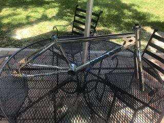 Vintage 80s Chrome Diamondback Viper 500 Frame Forks Old School Bmx Bike